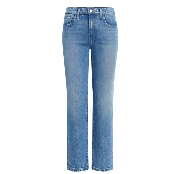Favorite Daughter Blue Straight Leg Jeans - Picture 1 of 12